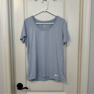 Nike Dri-Fit Gray Women’s T-Shirt Short‎ Sleeve Large